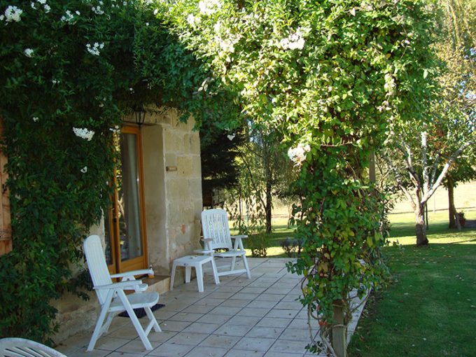 Duck garden patio
